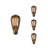 60-Watt ST18 Incandescent Light Bulb Medium Base (E26) Antique Nostalgic Thread 2200K (4-Pack) by Bulbrite -Deals Bulbrite Store bulbrite incandescent light bulbs 861231 64 1000