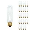 60-Watt T10 Clear Dimmable Warm White Light Incandescent Light Bulb (25-Pack) by Bulbrite -Deals Bulbrite Store bulbrite incandescent light bulbs 861273 64 1000