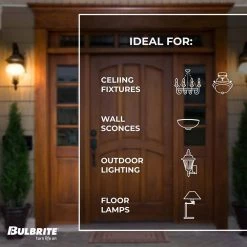 6-Watt S6 Silicone Dimmable (E12) Candelabra Screw Base Incandescent Light Bulb, 2700k (25-Pack) by Bulbrite 13 6-Watt S6 Silicone Dimmable (E12) Candelabra Screw Base Incandescent Light Bulb, 2700k (25-Pack) by Bulbrite -Deals Bulbrite Store bulbrite incandescent light bulbs 861968 44 1000