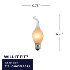 6-Watt S6 Silicone Dimmable (E12) Candelabra Screw Base Incandescent Light Bulb, 2700k (25-Pack) by Bulbrite 15 6-Watt S6 Silicone Dimmable (E12) Candelabra Screw Base Incandescent Light Bulb, 2700k (25-Pack) by Bulbrite -Deals Bulbrite Store bulbrite incandescent light bulbs 861968 76 1000