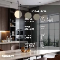 25-Watt C11 Dimmable (E12) Candelabra Screw Base Incandescent Light Bulb Spunlight Satin Amber 2200k (25-Pack) by Bulbrite -Deals Bulbrite Store bulbrite incandescent light bulbs 861976 1f 1000