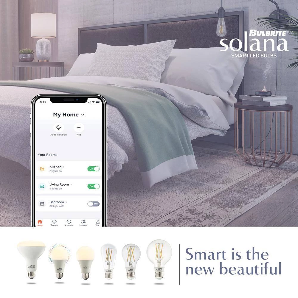 60 Watt equivalent G25 with Medium Screw Base E26 in Milky Finish Dimmable 2200-6500K Solana WIFI LED Light Bulb 1-Pack by Bulbrite 9 60 Watt equivalent G25 with Medium Screw Base E26 in Milky Finish Dimmable 2200-6500K Solana WIFI LED Light Bulb 1-Pack by Bulbrite - Image 7