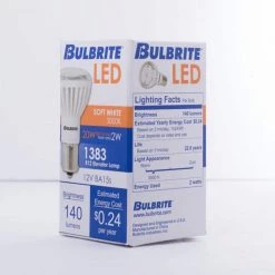 20-Watt Equivalent R12 Non-Dimmable LED Reflector Elevator Light Bulb with Single Contact Bayonet Base, Soft White by Bulbrite -Deals Bulbrite Store bulbrite led light bulbs 770541 4f 1000