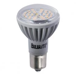 20-Watt Equivalent R12 Non-Dimmable LED Reflector Elevator Light Bulb with Single Contact Bayonet Base, Soft White by Bulbrite