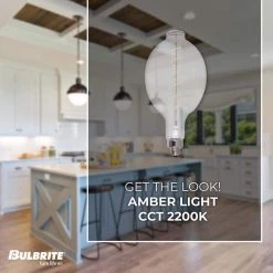 40W Equivalent Amber Light BT56 Dimmable LED Grand Filament BT Shaped Nostalgic Light Bulb by Bulbrite -Deals Bulbrite Store bulbrite led light bulbs 776314 4f 1000 1