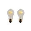 40W Equivalent Amber Light A19 Dimmable LED Curved Filament Nostalgic Light Bulb (2-Pack) by Bulbrite 2 40W Equivalent Amber Light A19 Dimmable LED Curved Filament Nostalgic Light Bulb (2-Pack) by Bulbrite -Deals Bulbrite Store bulbrite led light bulbs 861401 64 1000