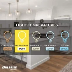 60W Equivalent Warm White Light G25 Dimmable LED Filament Light Bulb (4-Pack) by Bulbrite 12 60W Equivalent Warm White Light G25 Dimmable LED Filament Light Bulb (4-Pack) by Bulbrite -Deals Bulbrite Store bulbrite led light bulbs 861406 1f 1000