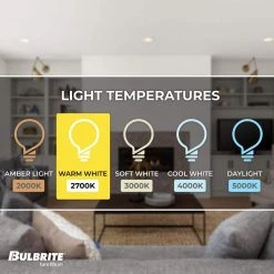 25W Dimmable CA10 (E12) Candelabra Screw Base Warm White Light Clear LED Filament Light Bulb,2700K (4-Pack) by Bulbrite -Deals Bulbrite Store bulbrite led light bulbs 861414 1f 1000