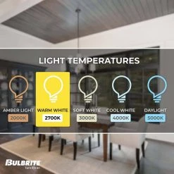 40W Equivalent Dimmable Warm White Light CA10 (E12) Candelabra Screw Base LED Filament Milky Light Bulb, 2700K (4-Pack) by Bulbrite -Deals Bulbrite Store bulbrite led light bulbs 861416 1f 1000 1