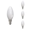 40W Equivalent B11 Dimmable (E12) Candelabra Screw Base Warm White Light LED Filament Milky Light Bulb,2700K (4-Pack) by Bulbrite -Deals Bulbrite Store bulbrite led light bulbs 861427 64 1000