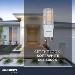 75-Watt Equivalent 5/6 in. DWNLGT with Medium Screw Base E26 in White Finish Dimmable 3000K LED Light Bulb 2-Pack by Bulbrite -Deals Bulbrite Store bulbrite led light bulbs 861513 4f 1000