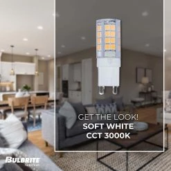 65-Watt Equivalent 4 in. DWNLGT with Medium Screw Base E26 in White Finish Dimmable 2700K LED Light Bulb 2-Pack by Bulbrite -Deals Bulbrite Store bulbrite led light bulbs 861514 4f 1000