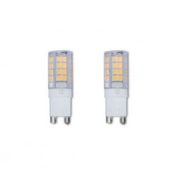 65-Watt Equivalent 4 in. DWNLGT with Medium Screw Base E26 in White Finish Dimmable 2700K LED Light Bulb 2-Pack by Bulbrite