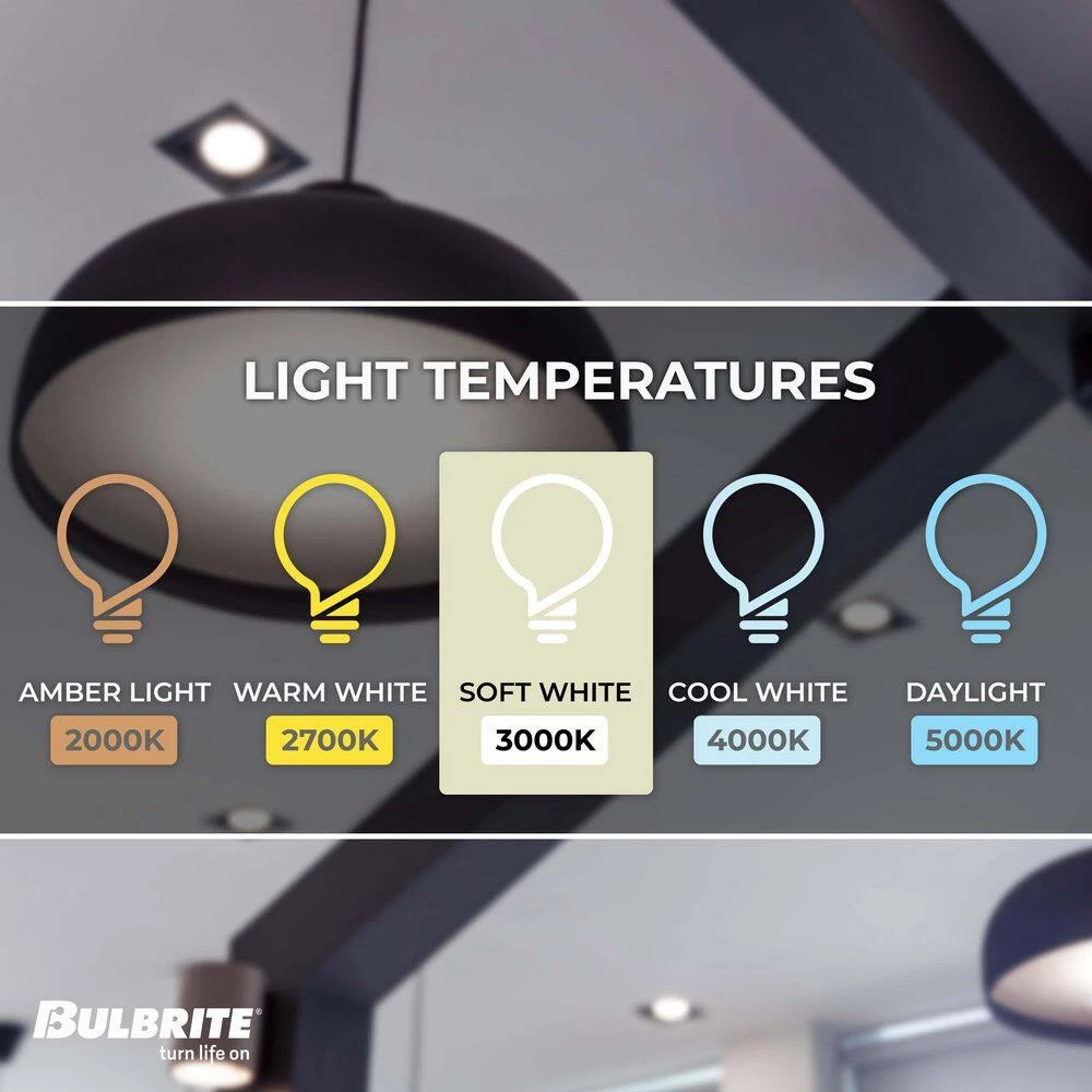 65-Watt Equivalent 4 in. DWNLGT with Medium Screw Base E26 in White Finish Dimmable 2700K LED Light Bulb 2-Pack by Bulbrite 6 65-Watt Equivalent 4 in. DWNLGT with Medium Screw Base E26 in White Finish Dimmable 2700K LED Light Bulb 2-Pack by Bulbrite - Image 4