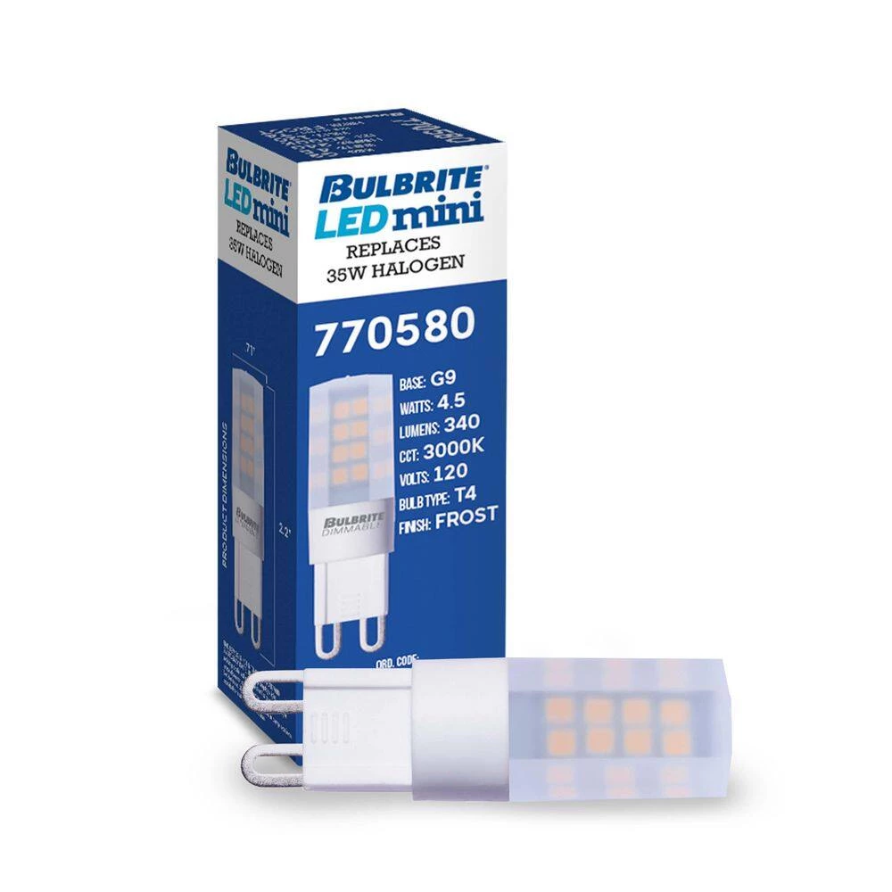 65-Watt Equivalent 4 in. DWNLGT with Medium Screw Base E26 in White Finish Dimmable 2700K LED Light Bulb 2-Pack by Bulbrite 4 65-Watt Equivalent 4 in. DWNLGT with Medium Screw Base E26 in White Finish Dimmable 2700K LED Light Bulb 2-Pack by Bulbrite - Image 2