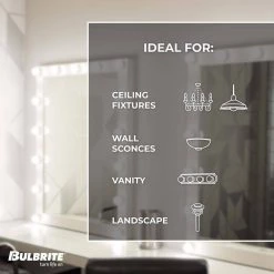 65-Watt Equivalent 6 in. JBOX DWNLGT with Medium Screw Base E26 in White Finish Dimmable 3000K LED Light Bulb 3-Pack by Bulbrite -Deals Bulbrite Store bulbrite led light bulbs 861534 44 1000