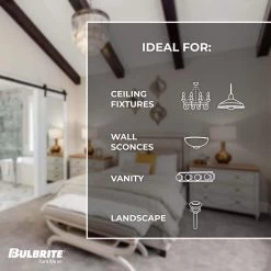 50-Watt Equivalent 4 in. JBOX DWNLGT with Medium Screw Base E26 in White Finish Dimmable 2700K LED Light Bulb 2-Pack by Bulbrite -Deals Bulbrite Store bulbrite led light bulbs 861541 44 1000