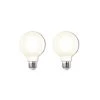 60-Watt Equivalent G25 Milky Dimmable Decorative Filament LED Light Bulb Warm White (2-Pack) by Bulbrite 2 60-Watt Equivalent G25 Milky Dimmable Decorative Filament LED Light Bulb Warm White (2-Pack) by Bulbrite -Deals Bulbrite Store bulbrite led light bulbs 861576 64 1000