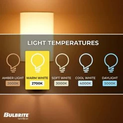 40-Watt G16 Milky Dimmable (E12) Candelabra Screw Base Decorative Filament Milky LED Light Bulb, 2700K(3-Pack) by Bulbrite 12 40-Watt G16 Milky Dimmable (E12) Candelabra Screw Base Decorative Filament Milky LED Light Bulb, 2700K(3-Pack) by Bulbrite -Deals Bulbrite Store bulbrite led light bulbs 861577 1f 1000