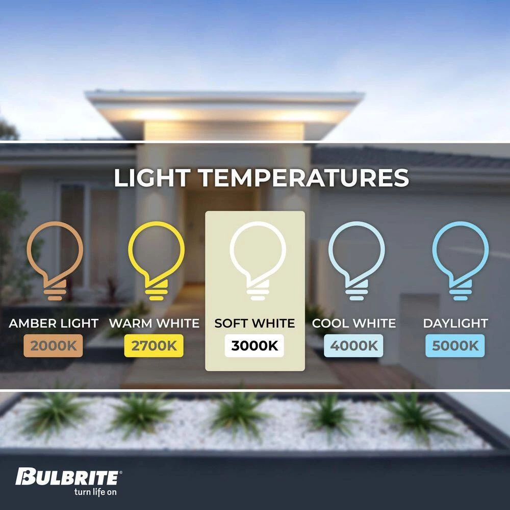 40-Watt B11 Dimmable (E12) Candelabra Screw Base Edison Style Filament Clear LED Light Bulb Soft White, 3000K (4-Pack) by Bulbrite 6 40-Watt B11 Dimmable (E12) Candelabra Screw Base Edison Style Filament Clear LED Light Bulb Soft White, 3000K (4-Pack) by Bulbrite - Image 4