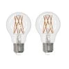 60-Watt Equivalent Warm White Light A19 Dimmable Filament JA8 LED Light Bulb (2-Pack) by Bulbrite -Deals Bulbrite Store bulbrite led light bulbs 861592 64 1000