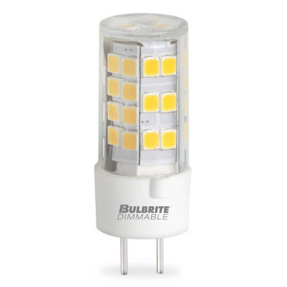 60 Watt equivalent T7 with Bi Pin Base GY6.35 in Clear Finish 3000K LED Mini Light Bulb 2-Pack by Bulbrite 4 60 Watt equivalent T7 with Bi Pin Base GY6.35 in Clear Finish 3000K LED Mini Light Bulb 2-Pack by Bulbrite - Image 2