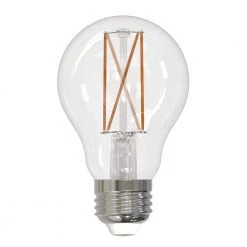 8.5-Watt 60-Watt Equivelant A19 LED Light Bulb Medium Base (E26) Clear Filament 3000K (2-Pack) by Bulbrite
