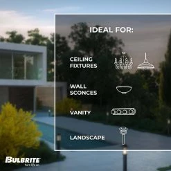 70 Watt equivalent T6 with Candelabra Screw Base E12 in Clear Finish Dimmable 3000K LED mini Light Bulb 2-Pack by Bulbrite -Deals Bulbrite Store bulbrite led light bulbs 862643 44 1000