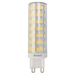 70 Watt equivalent T6 with Bi Pin Base G9 in Clear Finish Dimmable 3000K LED Mini Light Bulb 2-Pack by Bulbrite