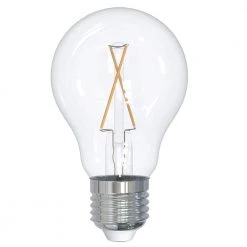 2.5-Watt 25-Watt Equivelant A19 LED Light Bulb Medium Base (E26) Clear Filament 2700K (4-Pack) by Bulbrite
