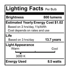 60-Watt Equivalent Dimmable Milky Filament G40 Medium E26 LED Light Bulb, 3000K (2-Pack) by Bulbrite -Deals Bulbrite Store bulbrite led light bulbs 862699 fa 1000