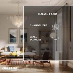 25-Watt Equivalent T9 Long 7.5 in. Dimmable E26 LED Light Bulb 3000K in Clear Finish (4-Pack) by Bulbrite -Deals Bulbrite Store bulbrite led light bulbs 862772 44 1000