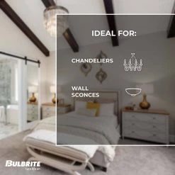 25-Watt Equivalent T9 Long 11 in. Dimmable E26 LED Light Bulb 2100K in Clear (4-Pack) by Bulbrite -Deals Bulbrite Store bulbrite led light bulbs 862773 44 1000