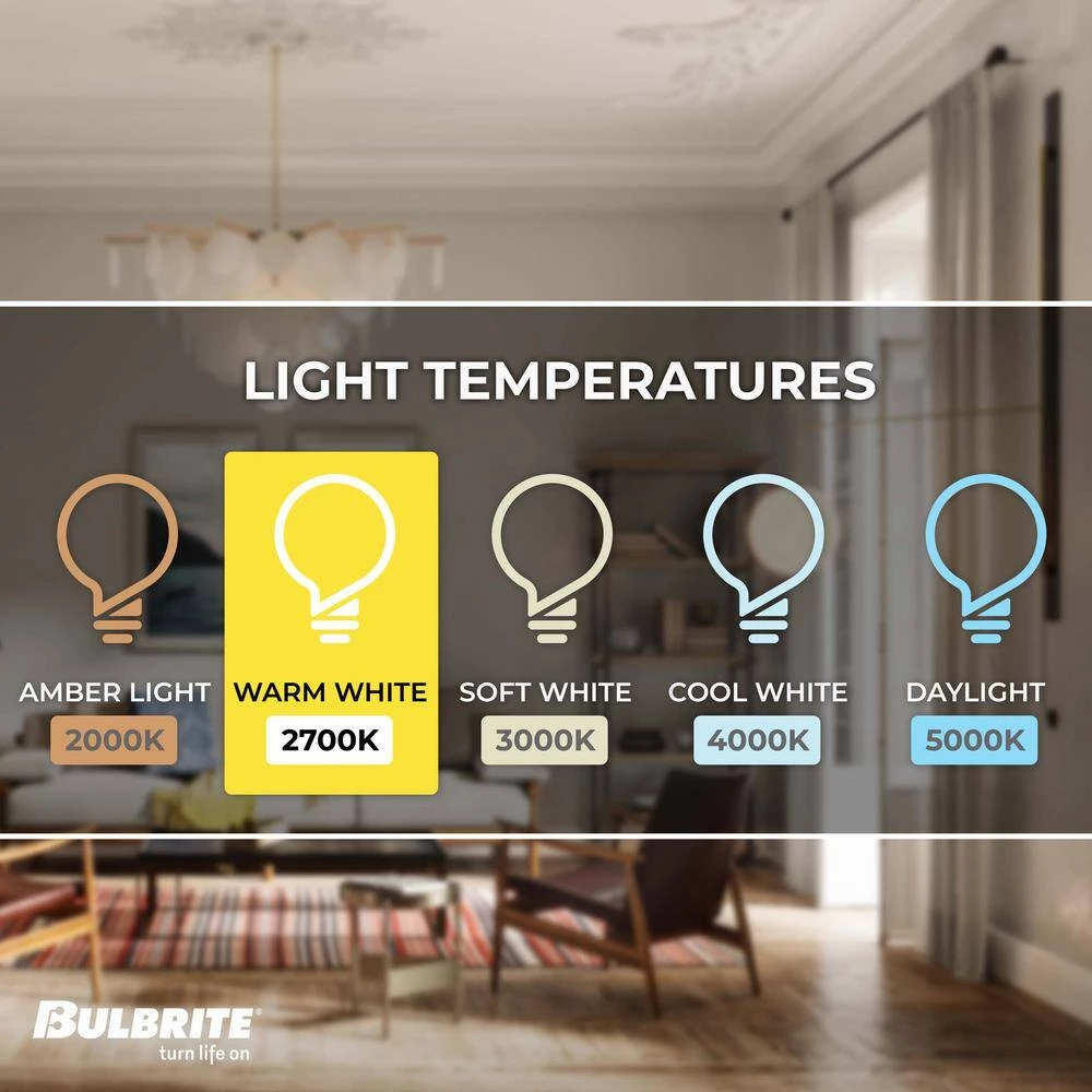 25-Watt Equivalent T9 Long 11 in. Dimmable E26 LED Light Bulb 2700K in Clear (4-Pack) by Bulbrite 6 25-Watt Equivalent T9 Long 11 in. Dimmable E26 LED Light Bulb 2700K in Clear (4-Pack) by Bulbrite - Image 4
