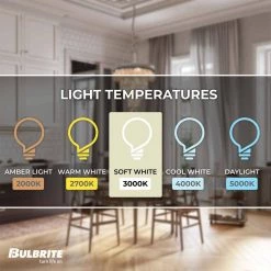 40-Watt Equivalent T8 Dimmable E12 LED Light Bulb 3000K in Clear finish (4-Pack) by Bulbrite -Deals Bulbrite Store bulbrite led light bulbs 862782 1f 1000