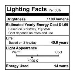 6 in. 4000K New Construction or Remodel Integrated LED Recessed Retrofit Light Kit for 75-Watt Equivalent (Set of 4) by Bulbrite -Deals Bulbrite Store bulbrite recessed lighting kits 861492 44 1000