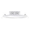 6 in. Warm White New Construction or Remodel IC Rated Recessed Integrated LED Kit with J-Box LED Flat Downlight (2-Pack) by Bulbrite -Deals Bulbrite Store bulbrite recessed lighting kits 861561 64 1000