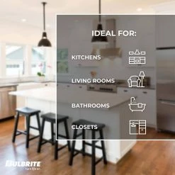 4 in. Canless 3000K, 65-Watt Equivalent, New Construction Integrated LED Recessed Light Kit with Metal JBOX(2-Pack) by Bulbrite -Deals Bulbrite Store bulbrite recessed lighting kits 861667 44 1000