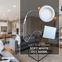 4 in. Canless 3000K, 65-Watt Equivalent, New Construction Integrated LED Recessed Light Kit with Metal JBOX(2-Pack) by Bulbrite -Deals Bulbrite Store bulbrite recessed lighting kits 861667 4f 1000