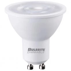 50 Watt equivalent PAR16 with Twist and Lock Base GU10 in Clear Finish Dimmable 3000K LED Light Bulb 3-Pack by Bulbrite