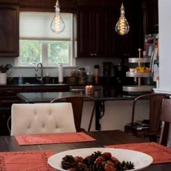 1-Light White Contemporary Pendant Socket and Canopy with LED 4-Watt Pear Shaped Grand Nostalgic Light Bulb by Bulbrite 12 1-Light White Contemporary Pendant Socket and Canopy with LED 4-Watt Pear Shaped Grand Nostalgic Light Bulb by Bulbrite -Deals Bulbrite Store white bulbrite chandeliers 810114 44 1000