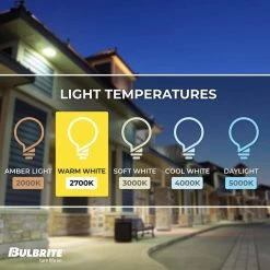 50 Watt equivalent PAR20 with Medium Screw Base E26 Dimmable 2700K LED Light Bulb 6-Pack by Bulbrite -Deals Bulbrite Store white bulbrite led light bulbs 861713 1f 1000