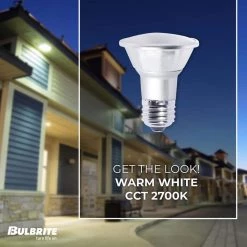 50 Watt equivalent PAR20 with Medium Screw Base E26 Dimmable 2700K LED Light Bulb 6-Pack by Bulbrite -Deals Bulbrite Store white bulbrite led light bulbs 861713 4f 1000