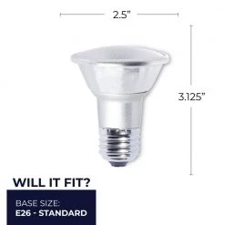 50 Watt equivalent PAR20 with Medium Screw Base E26 Dimmable 2700K LED Light Bulb 6-Pack by Bulbrite -Deals Bulbrite Store white bulbrite led light bulbs 861713 76 1000