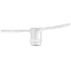 Outdoor/Indoor 25 ft. Plug-In Decorative String Light E12 Candelabra base with 15 Sockets-Bulbs not included by Bulbrite